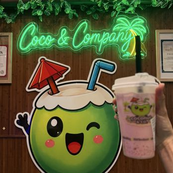 Coconut & Co - Cute logo - Bubble Tea Near Me - Alhambra, California Coconut & Co - Cute logo - Bubble Tea Near Me - Alhambra, California