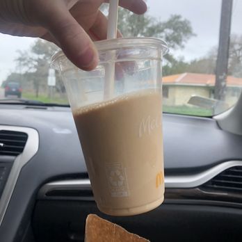 McDonald's - our macchiatos after they took the ice out and didn't bother to fill it back up - Coffee & Tea Near Me - Aransas Pass, Texas