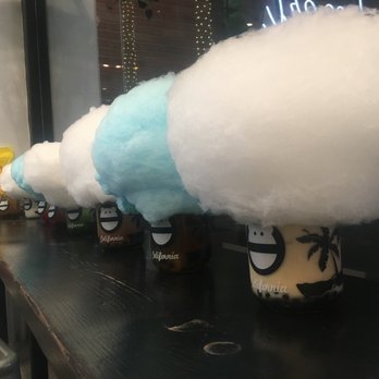 Mini Monster Cafe - Yummy cotton candy drinks!! - Bubble Tea Near Me - Anaheim, California