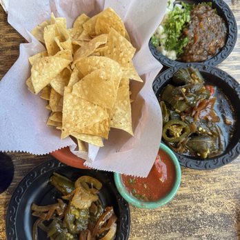 Yolanda's Mexican Cafe - Complimentary chips, salsa, jalapeños - Mexican Near Me - Oxnard, California