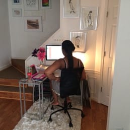 Working her new home office! Thank you Geeks and Wireless!