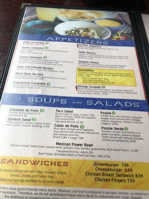 Menu photo 6 Flores Mexican Restaurant Austin, TX