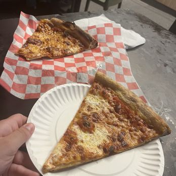 Upside Pizza - two Cheese slices - Pizza Near Me - New York, New York