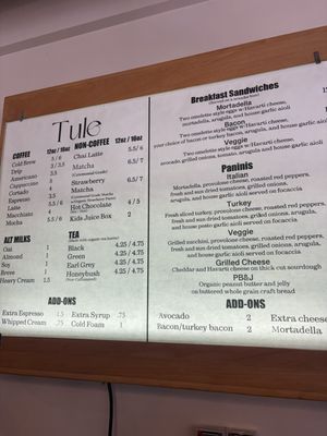Menu photo 5 Tule Coffeehouse Elk Grove, CA Menu photo 5 Tule Coffeehouse Elk Grove, CA
