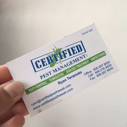 Certified Pest Management