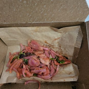 Petit Cafe - I took this pile of "radishes" off of my tiny little sandwich. I trusted there were no onions, but the oils alone have me so sick - Coffee & Tea Near Me - Oakland, California Petit Cafe - I took this pile of "radishes" off of my tiny little sandwich. I trusted there were no onions, but the oils alone have me so sick - Coffee & Tea Near Me - Oakland, California