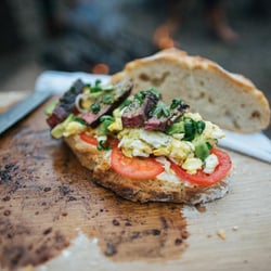 Fresh Harvest - Made from scratch.  Cooked over flames.