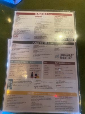 Menu photo 7 Lupe Tortilla Mexican Restaurant Irving, TX