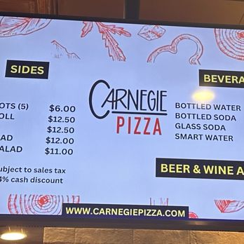 Carnegie Pizza - Menu - Pizza Near Me - Las Vegas, Nevada Carnegie Pizza - Menu - Pizza Near Me - Las Vegas, Nevada