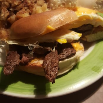 Amy's Omelette House - Medium well steak egg and cheese - Breakfast & Brunch Near Me - Long Branch, New Jersey