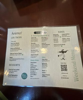 Menu photo 7 Animo New York, NY