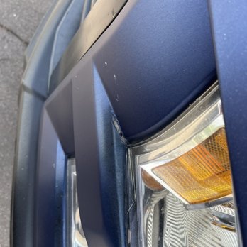 Tint World - Example of sup par installation of film with bubbles - Car Window Tinting Near Me - Chandler, Arizona