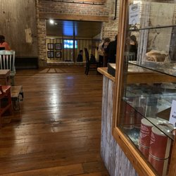 Coffee Bar At Pizza Grocery - More seating and area near front counter. You can see the restaurant downstairs.