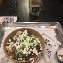 Loaded Pierogi - Wild mushroom and truffle toppings on pierogies