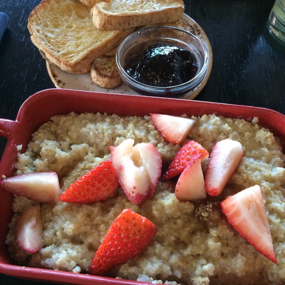 Lodge Kitchen - Porridge and toast - New American Near Me - Sunriver, Oregon Lodge Kitchen - Porridge and toast - New American Near Me - Sunriver, Oregon
