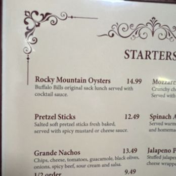 Buffalo Bill's Irma Hotel - Mountain Oysters! - Salad Near Me - Cody, Wyoming Buffalo Bill's Irma Hotel - Mountain Oysters! - Salad Near Me - Cody, Wyoming