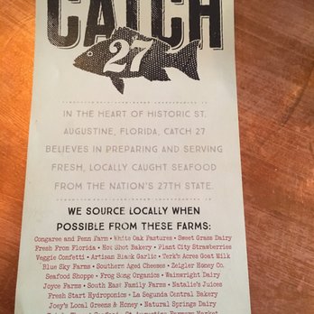 Catch 27 - Southern Near Me - Saint Augustine, Florida