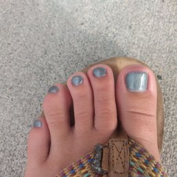 Eh, he trimmed the nails a little too short for my taste, but I didn't specify length.... Eh, he trimmed the nails a little too short for my taste, but I didn't specify length....