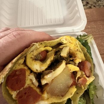 Parker - Chistorra Burrito - Breakfast & Brunch Near Me - West New York, New Jersey Parker - Chistorra Burrito - Breakfast & Brunch Near Me - West New York, New Jersey