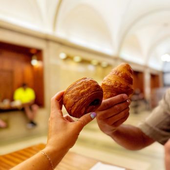 Frenchette Bakery - Pain au chocolat and honey croissant - Bakeries Near Me - New York, New York Frenchette Bakery - Pain au chocolat and honey croissant - Bakeries Near Me - New York, New York