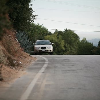 Gravity Hill - My car at the end of gravity hill where the hill turns into an actual downhill slope. - Landmarks & Historical Buildings Near Me - Altadena, California Gravity Hill - My car at the end of gravity hill where the hill turns into an actual downhill slope. - Landmarks & Historical Buildings Near Me - Altadena, California