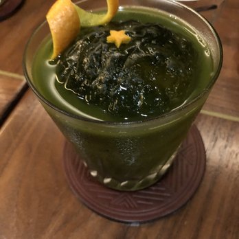 Bar Leather Apron - Matcha old fashioned... quite surprised and delicious. - Cocktail Bars Near Me - Honolulu, Hawaii Bar Leather Apron - Matcha old fashioned... quite surprised and delicious. - Cocktail Bars Near Me - Honolulu, Hawaii