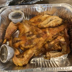 Ma Crazy Chicken - Whole chicken, we took a bite in the car, it smelled so good.
