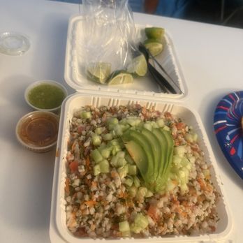 Las Islas Marias - i ordered the big fish ceviche they only gave me 2 lil salsas and 2 tostadas  there service there is horrible - Seafood Near Me - Palmdale, California
