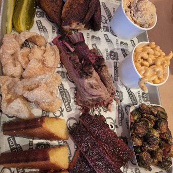 Route 96 BBQ - 3x3 platter choice of 3 meats and 3 sides - Barbeque Near Me - Victor, New York Route 96 BBQ - 3x3 platter choice of 3 meats and 3 sides - Barbeque Near Me - Victor, New York