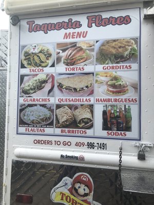 Menu photo 6 Taqueria Flores Galveston, TX