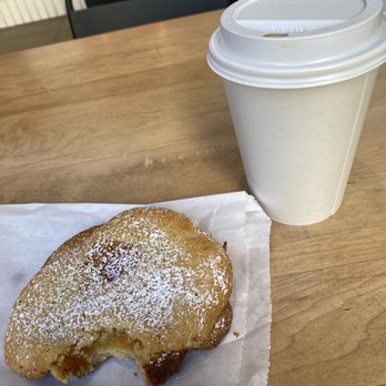 Arsicault - Iced vanilla oat milk latter and apricot bostock - Bakeries Near Me - San Francisco, California