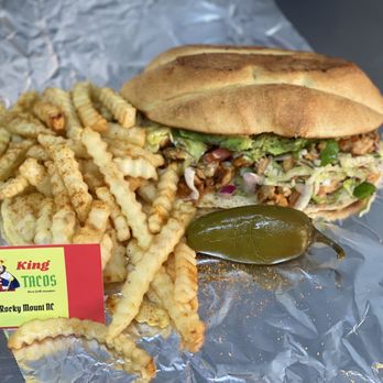 King Tacos - Torta Mexicana Chicken - Tacos Near Me - Rocky Mount, North Carolina King Tacos - Torta Mexicana Chicken - Tacos Near Me - Rocky Mount, North Carolina