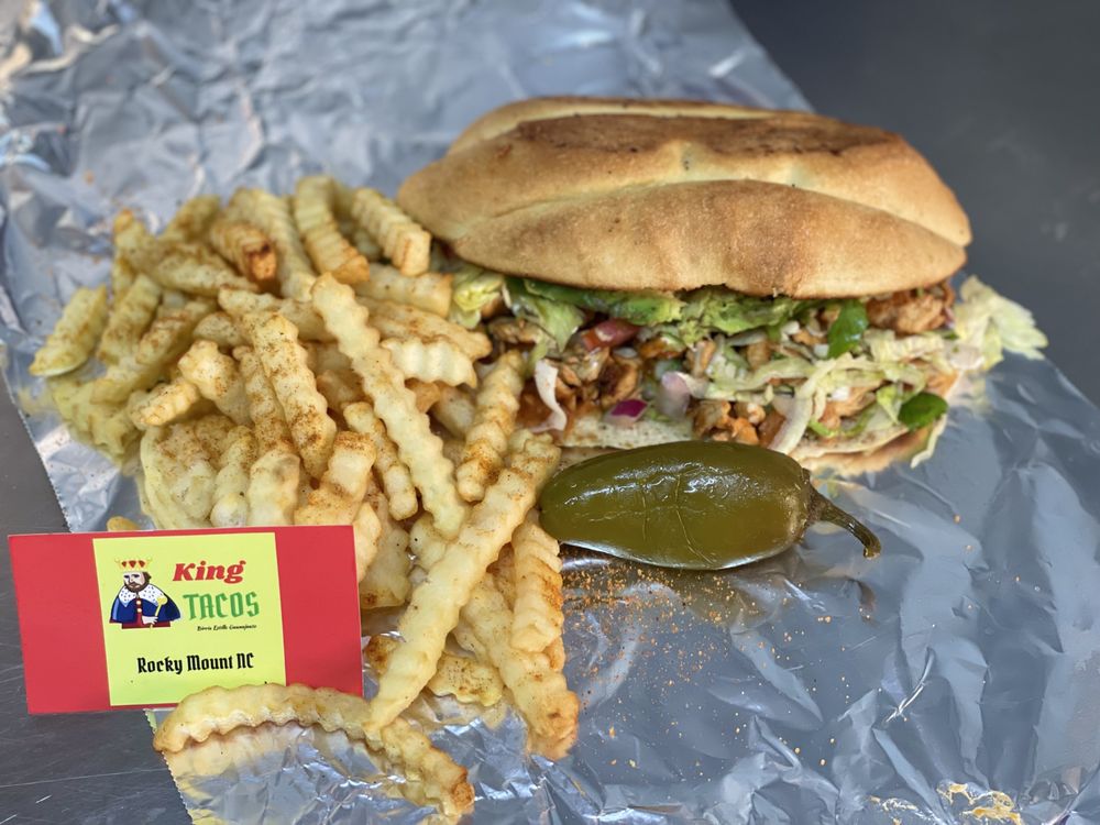 Food from King Tacos