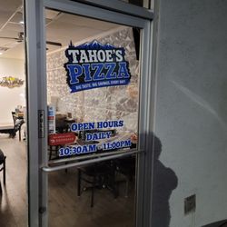 Tahoe’s Pizza - We're open Daily from 10:30am - 11:00pm except for Friday and Saturday where we're open until 12:00am.