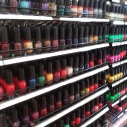 HUGE, varying selections of nail polishes available