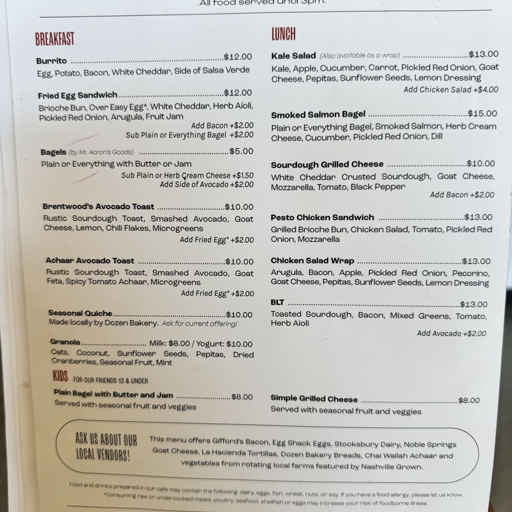 Crema Coffee Roasters - Food menu - Coffee & Tea Near Me - Brentwood, Tennessee Crema Coffee Roasters - Food menu - Coffee & Tea Near Me - Brentwood, Tennessee