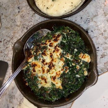 Jimmy P's Charred - Creamed spinach and mashed potatoes - Steakhouses Near Me - Naples, Florida Jimmy P's Charred - Creamed spinach and mashed potatoes - Steakhouses Near Me - Naples, Florida