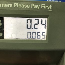 Meter started going up when i havent even pump the gas