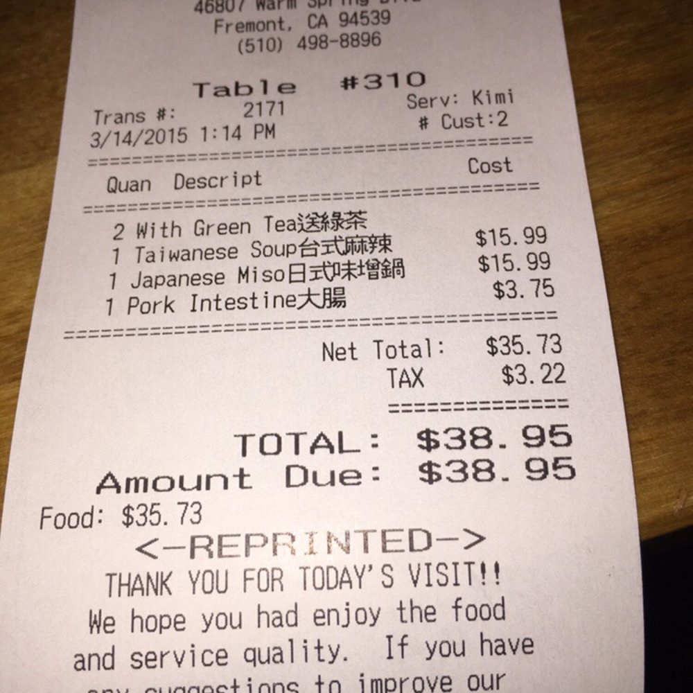 Boiling Point - I miss so cal prices... - Hot Pot Near Me - Fremont, California Boiling Point - I miss so cal prices... - Hot Pot Near Me - Fremont, California