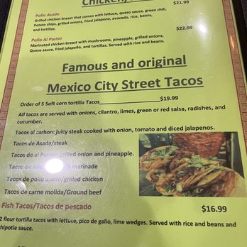 Don Dany Mexican Grill And Bar - menu - Mexican Near Me - Winter Park, Colorado