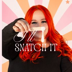 I'll snatch it plus cute coloring bright hair and a funny smile