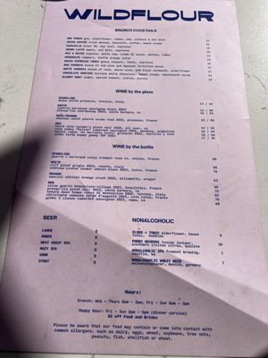 Menu photo 1 Wildflour San Diego, CA