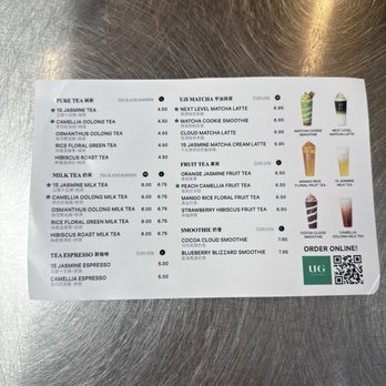 UG Tea - Menu - Bubble Tea Near Me - San Gabriel, California UG Tea - Menu - Bubble Tea Near Me - San Gabriel, California