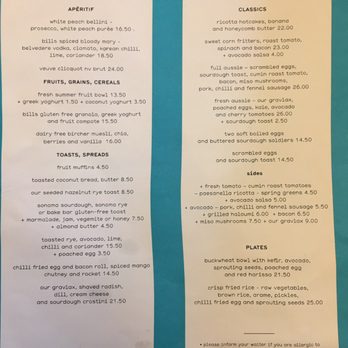 Bills - Australian Near Me - Darlinghurst, NSW