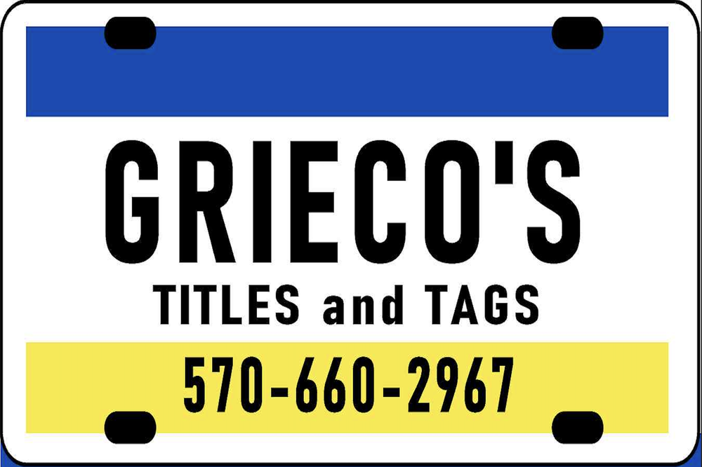 GRIECO’S TITLES AND TAGS 6 E Main St, Lock Haven, Pennsylvania