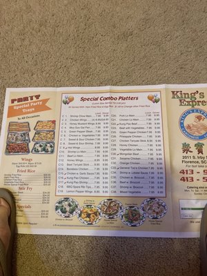 Menu photo 2 King's Lite Express Florence, SC Menu photo 2 King's Lite Express Florence, SC