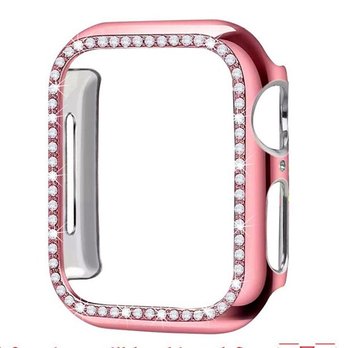 Wireless Geek - Pink Rhinestone apple watch case - Mobile Phone Repair Near Me - Pearl, Mississippi