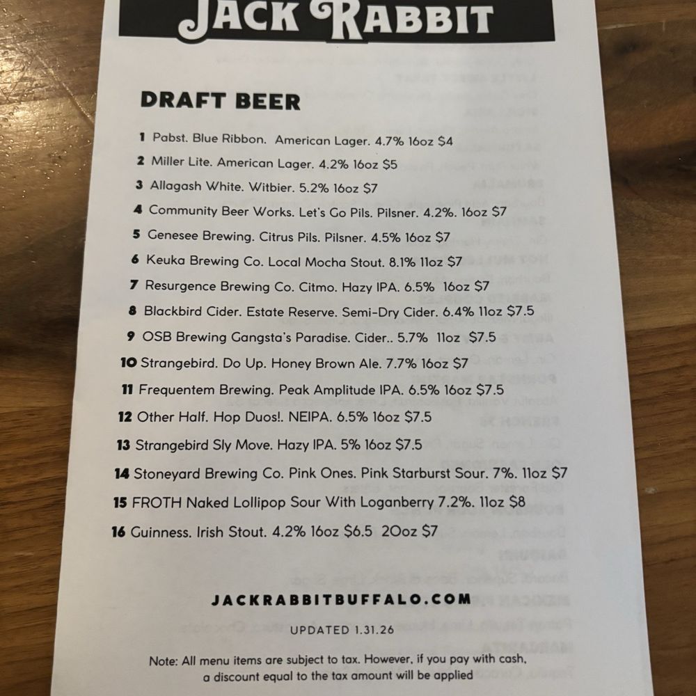 Jack Rabbit - Bars Near Me - Buffalo, New York Jack Rabbit - Bars Near Me - Buffalo, New York