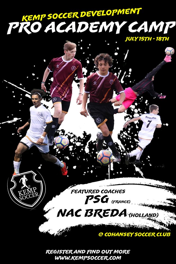 Kemp Soccer Development Logo