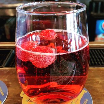 Eggs & Jam - Raspberry mimosa - Breakfast & Brunch Near Me - West Des Moines, Iowa